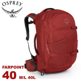 【OSPREY 美國 Farpoint 40 M/L 旅行背包《寶石紅》40L】雙肩背包/後背包/行李箱/登山/自助旅遊