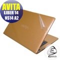 【Ezstick】AVITA LIBER NS14 A2 二代透氣機身保護貼(含上蓋貼、鍵盤週圍貼、底部貼)DIY 包膜