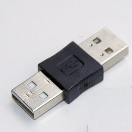 FJ SR1004 USB2.0 A公對A公轉接頭