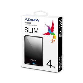 ADATA 威剛 黑色 HV620S 4TB USB3.0 2.5吋 輕巧防刮 行動硬碟 (AD-HV620-K-4TB)