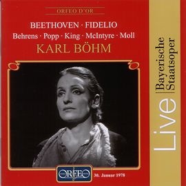 C560012 貝多芬: 歌劇(費德里歐) 貝姆 指揮 巴伐利亞國家管弦樂團 Karl Bohm / Beethoven．Fidelio / Behrens．Popp (Orfeo)