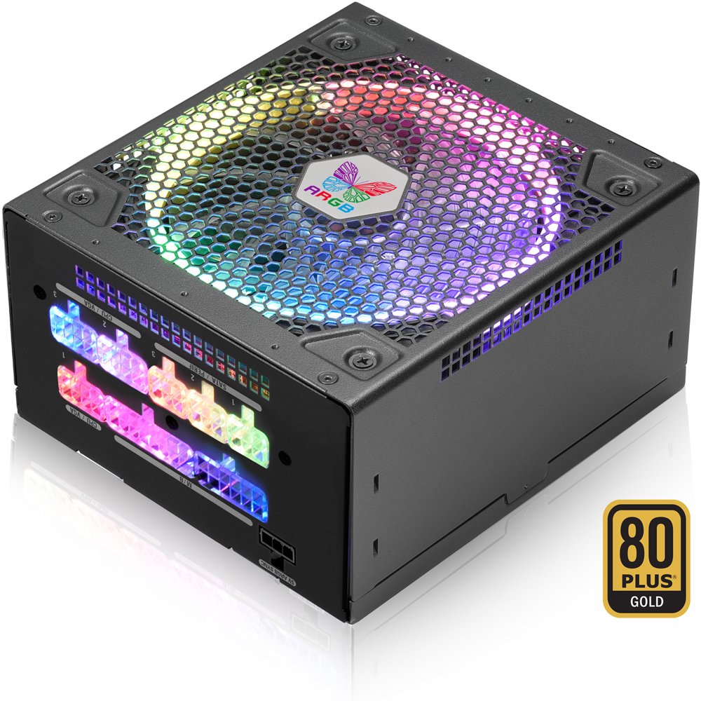 Super Flower 振華 Leadex III ARGB 650W GOLD 電源供應器 / 80+金牌+全模組+RGB / 5年全保(SF-650F14RG)