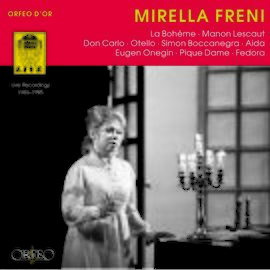 C806102 女高音芙蕾妮1963-95年維也納國家歌劇院現場錄音 卡拉揚/克萊巴/阿巴多指揮 Freni / Opera Arias 1963-1995 (Orfeo)