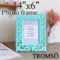 TROMSO皇家巴洛克4x6相框-巴洛克藍綠/桌立 壁掛 橫式 直式 單框 雕花 滾邊 大樹小屋【H0305278】