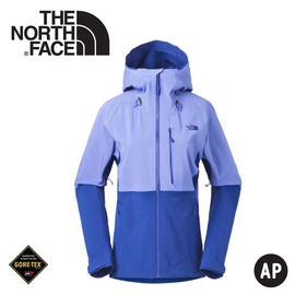 【The North Face 女 GORE-TEX防水透氣連帽外套《藍》】3CH7/夾克/風雨衣/防水外套