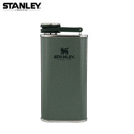 [ STANLEY ] SS Flask 經典酒壺 0.23L 錘紋綠 / 冒險系列 / 公司貨 10-00837-122