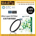 怪機絲 STC 105mm Ultra Layer UV Filter 抗紫外線保護鏡 薄框 鍍膜 高透光 抗靜電 鏡頭