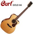 Cort嚴選GOLD-A6單板電木吉他~內建FISHMAN 麥克風收音裝置