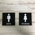 雙層壓克力男女廁所標示牌 指示牌