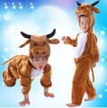 A002可愛小黃牛兒童動物裝化裝舞會表演造型派對服