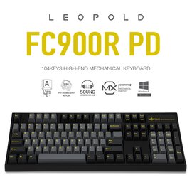 | MOJO | Leopold FC900R PD 石墨金 Ash Yellow 2019 PBT二射成型字體正刻英文 茶/青/紅