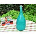 歐式藍色陶瓷彩釉粗陶花瓶/家居裝飾/餐廳客廳花器/外貿裝飾花瓶