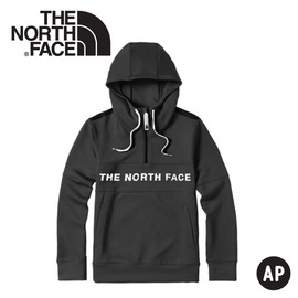 【The North Face 男 快乾保暖長袖帽T《黑》】46HC/連帽長袖/休閒長袖/帽T