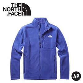 【The North Face 男 Polartec刷毛保暖外套《國旗藍》】3VT9/刷毛外套/保暖外套/保暖中層/休閒夾克