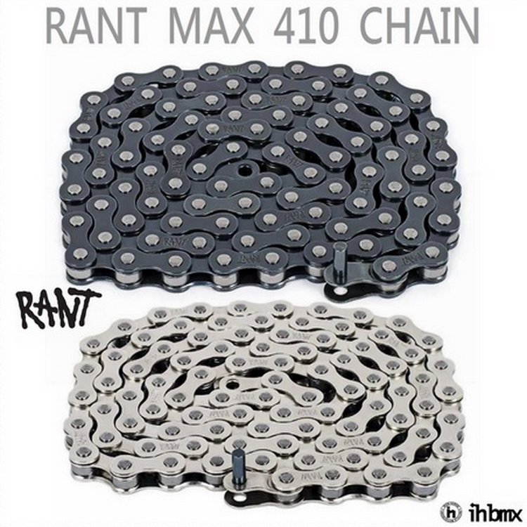 [I.H BMX] RANT MAX 410 CHAIN 鍊條 黑色/銀色 滑步車 平衡車 BMX 越野車 MTB 地板車