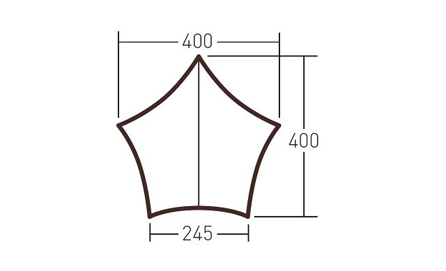▻OGAWA 旗艦店◅ System Tarp penta-TC4x4 五角型天幕-TC(棉混紡