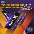 OXOPO AA三號電池 快充鋰電池2入組 1.5V 30分鐘快速充電80%電力 大容量 BSMI認證
