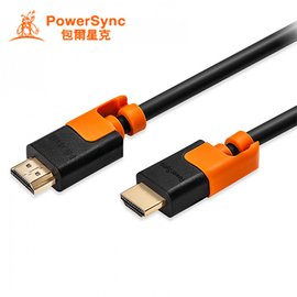 PowerSync 群加 HDMI 2.0 A公對A公 3D數位高清 抗搖擺傳輸線 2M