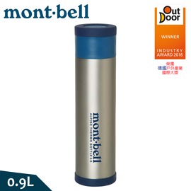 【Mont-Bell 日本 Alpine Thermo Bottle 0.9L保溫瓶《原色》】1124618/保溫杯/單手杯/水壺/隨身/不鏽鋼