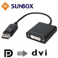 SUNBOX Displayport 轉 DVI 轉換器 (VC200DD)