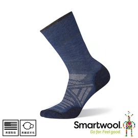 【SmartWool 美國 PHD輕量減震中長襪《靛藍色》】SW001067/排汗襪/保暖襪/中長襪/運動襪