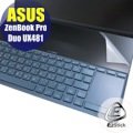 【Ezstick】ASUS UX481 UX481FL 延伸觸控 Bar 靜電式筆電LCD液晶螢幕貼 (可選鏡面或霧面)