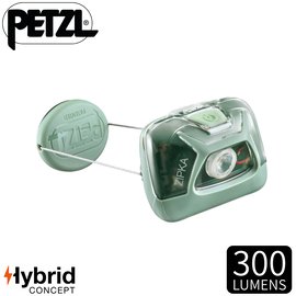 【PETZL 法國 ZIPKA頭燈《綠》】E093GA01/300流明/頭燈/登山露營/手電筒/緊急照明