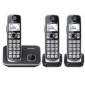 【含稅+免運費】國際牌 Panasonic KX-TGE613 TW DECT數位無線電話3手機_黑色