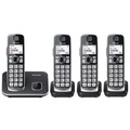 【含稅價】國際牌 Panasonic KX-TGE614 TW DECT數位無線電話4手機_黑色_馬來西亞製