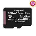 KINGSTON 256GB 256G microSDXC【100MB/s-Plus】microSD SDXC micro SD UHS U3 TF C10 Class10 SDCS2/256GB 金士頓 手機 記憶卡