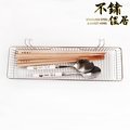 【不鏽佳居】304不鏽鋼掛勾式筷子餐具瀝水架
