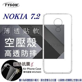 【愛瘋潮】諾基亞 Nokia 7.2 高透空壓殼 防摔殼 氣墊殼 軟殼 手機殼