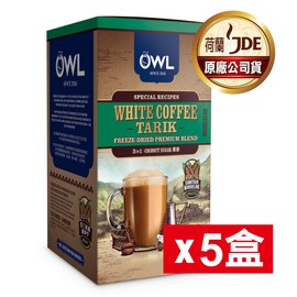 【東勝】OWL貓頭鷹 椰糖白咖啡 五盒裝 即溶咖啡