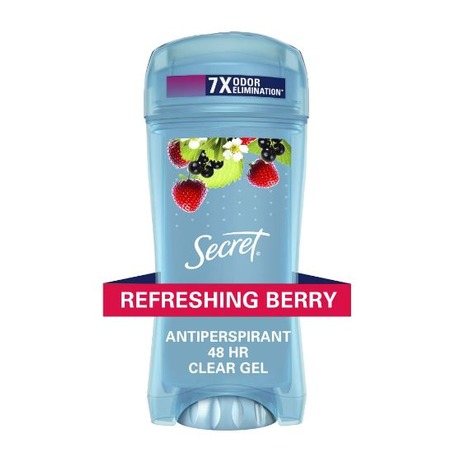Secret 莓果Berry美國原廠 2024年07月，#透明凝膠全新款Clear Gel，【現貨】止汗+體香膏