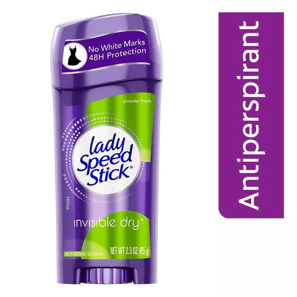 Lady Speed Stick 美國原廠 淑女止汗+體香膏Powder爽身粉香 2瓶效期:2025年01月 全新款