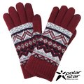PolarStar 女 觸控保暖手套『紅』台灣製造│保暖手套│絨毛手套│觸控手套│刷毛手套 P19604
