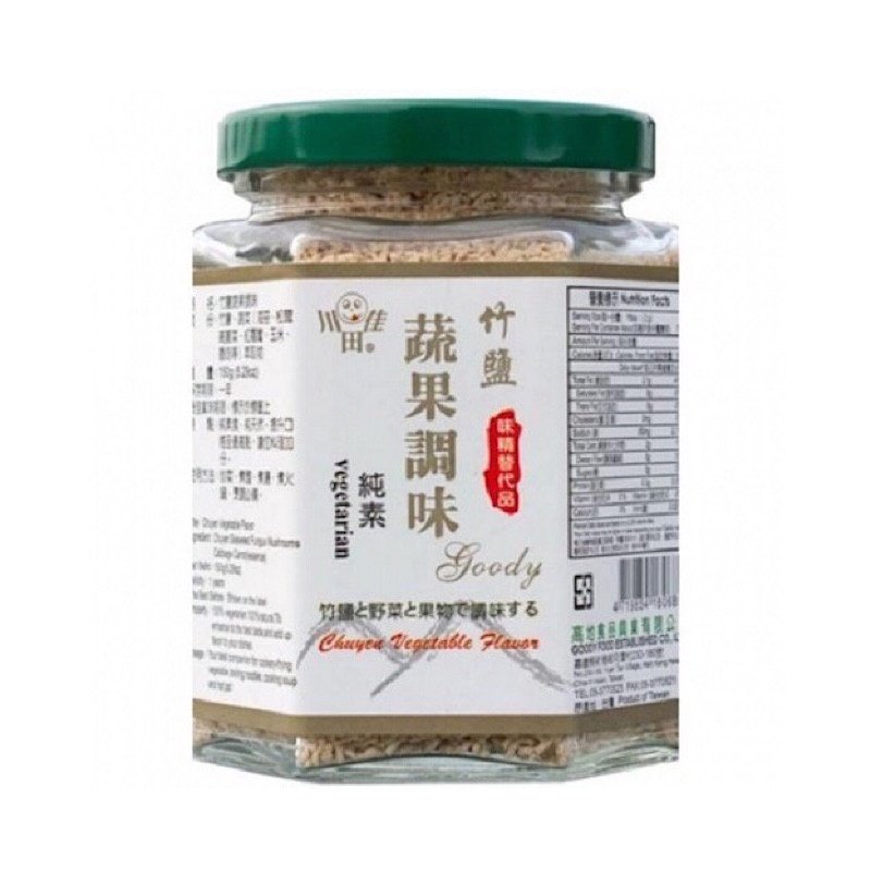 川田佳 竹鹽蔬果調味150公克/罐