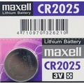 maxell 鈕扣型鋰電池 CR2025 (1入)