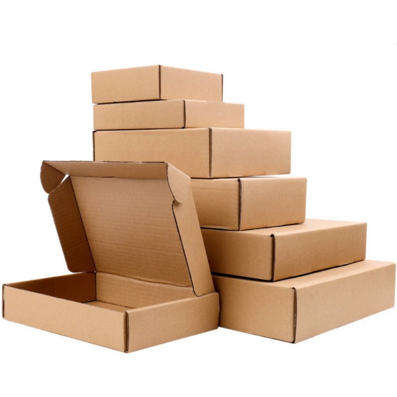 【GD128】三層飛機紙盒T3號270x165x50mm飛機盒 牛皮紙箱 包裝盒 紙盒 瓦楞紙箱 披薩盒