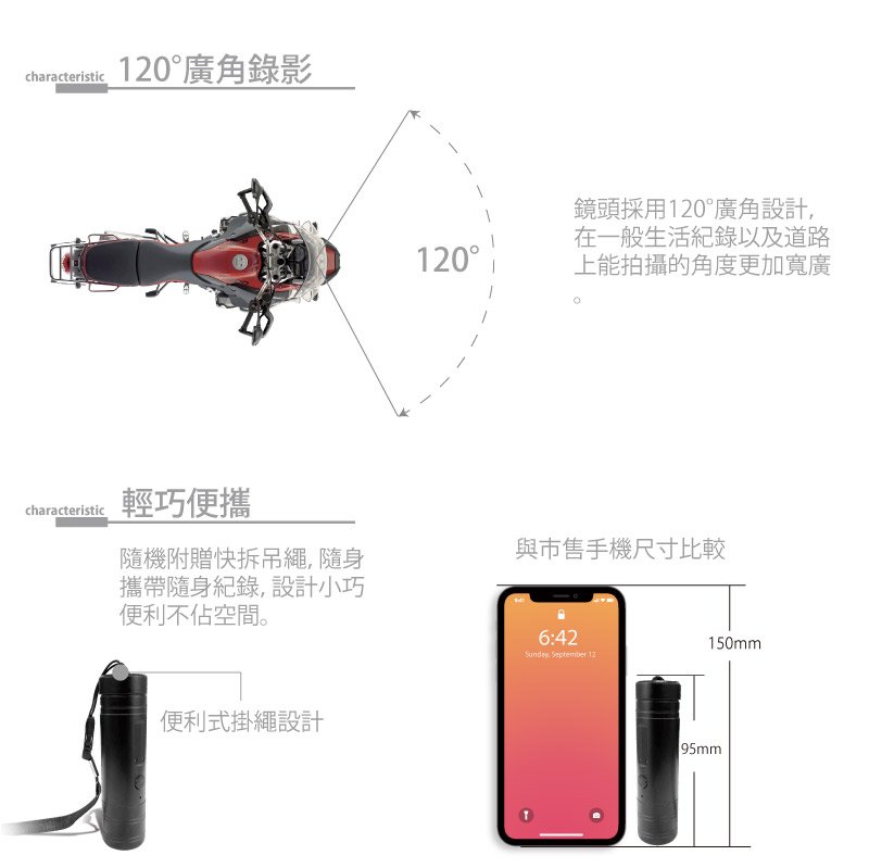 復國者Z6 1080P高畫質防水型行車記錄器