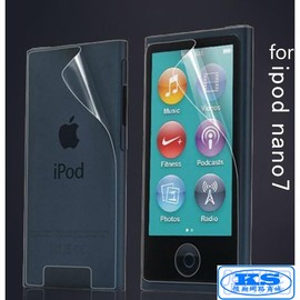 免裁切 iPod Nano 7 保護貼 前+后貼套裝nano7 Nano7代 螢幕 保護膜Nano8 靜電式【KS優品】(120元)