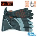 【SNOW TRAVEL】AR-73/黑色/防水SKI-DRY/10000MM保暖超細纖維觸控薄手套