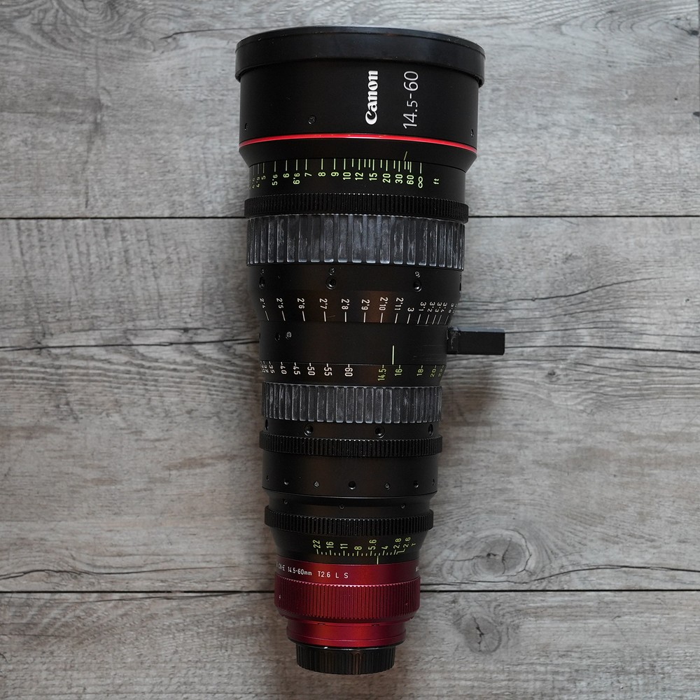 鏡花園【二手良品】Canon CN-E 14.5-60mm T2.6 L S 電影鏡頭 新降價 ►三期零利率，請詳讀商品介紹