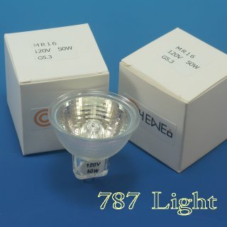 【787Light】鹵素燈泡 杯燈 JCR 120V 50W MR-16 GU5.3 36° JCDR 嵌燈 投射燈 可調光