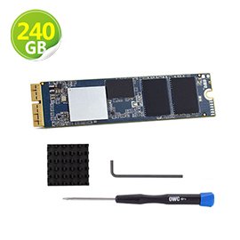 OWC Aura Pro X2 240GB NVMe SSD 含工具、散熱片的 Mac 升級套件