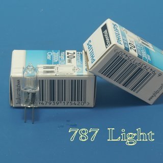 【787Light】鹵素燈泡 豆燈 PHILIPS JC 12V 20W G4 飛利浦 壁燈 嵌燈 可調光