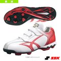 新莊新太陽 SSK STAR RUNNER SSF4000-1020 棒壘球鞋 日本進口 自黏式 膠釘 白紅 特1990