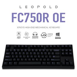 | MOJO | 韓國LeoPold FC750R OE機械鍵盤 黑紫 2019 OEM高 PBT二色成型鍵帽 英文 茶/青/紅