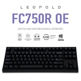 | MOJO | 韓國LeoPold FC750R OE機械鍵盤 黑紫 2019 OEM高 PBT二色成型鍵帽 英文 靜音紅