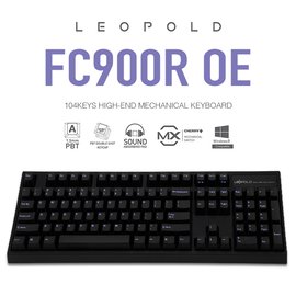 | MOJO | 韓國LeoPold FC900R OE機械鍵盤 黑紫 2019 OEM高 PBT二色成型鍵帽 英文 茶/青/紅